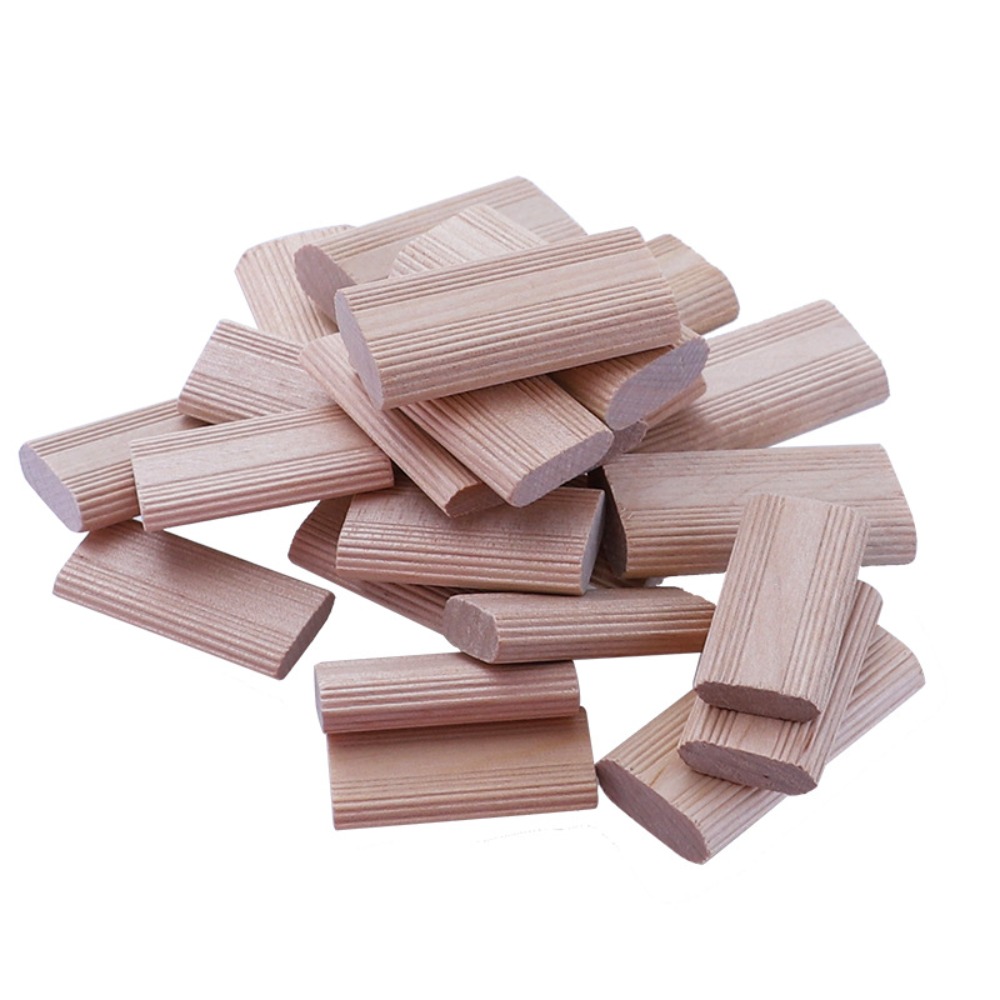 Woodworking Domino - 50/100Pcs 너도밤 나무 도미노 말뚝 위치
