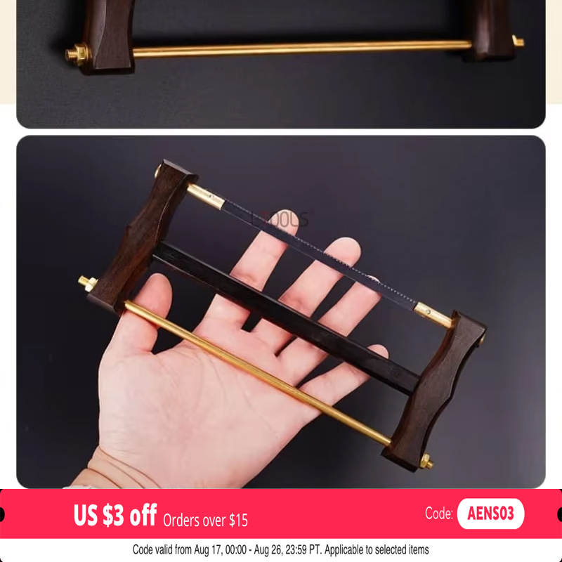 Woodworking Hand Saw - 목공 블랙 샌달우드 미니 톱, 목수의