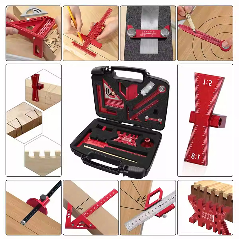 보관 상자가 있는 목공 측정 도구 키트 목공 프로젝트  - Woodworking Plans Free 리뷰 및 가격