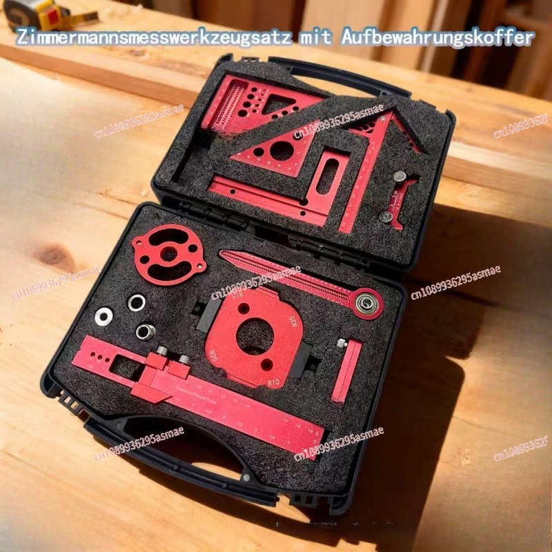 목공 측정 도구 세트(보관 케이스 포함) - 보드 접합 - Woodworking Plans Free 리뷰 및 가격
