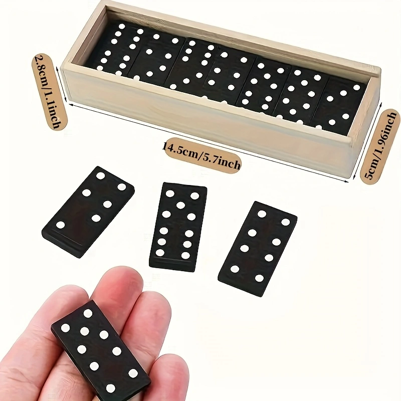 28 개/상자 미니 나무 도미노 세트, 소형 클래식 보 - Woodworking Domino 리뷰 및 가격