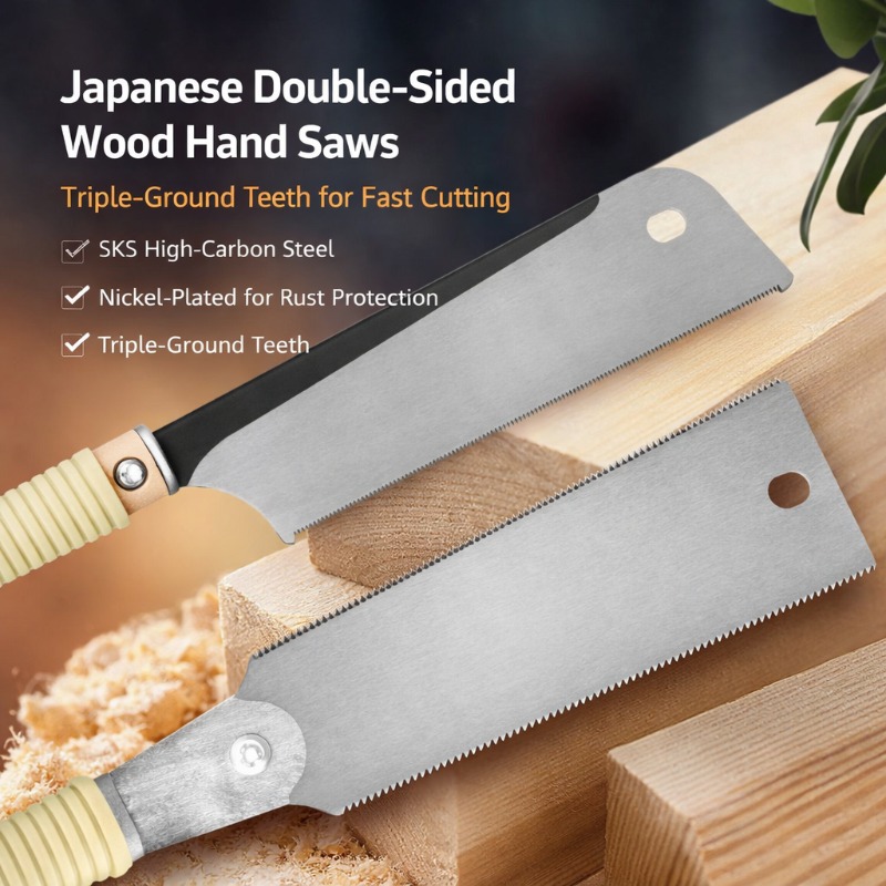 일본식 양면 톱날 정밀 수공 목재 톱날 벌목용 톱 정원 - Woodworking In Japanese 리뷰 및 가격