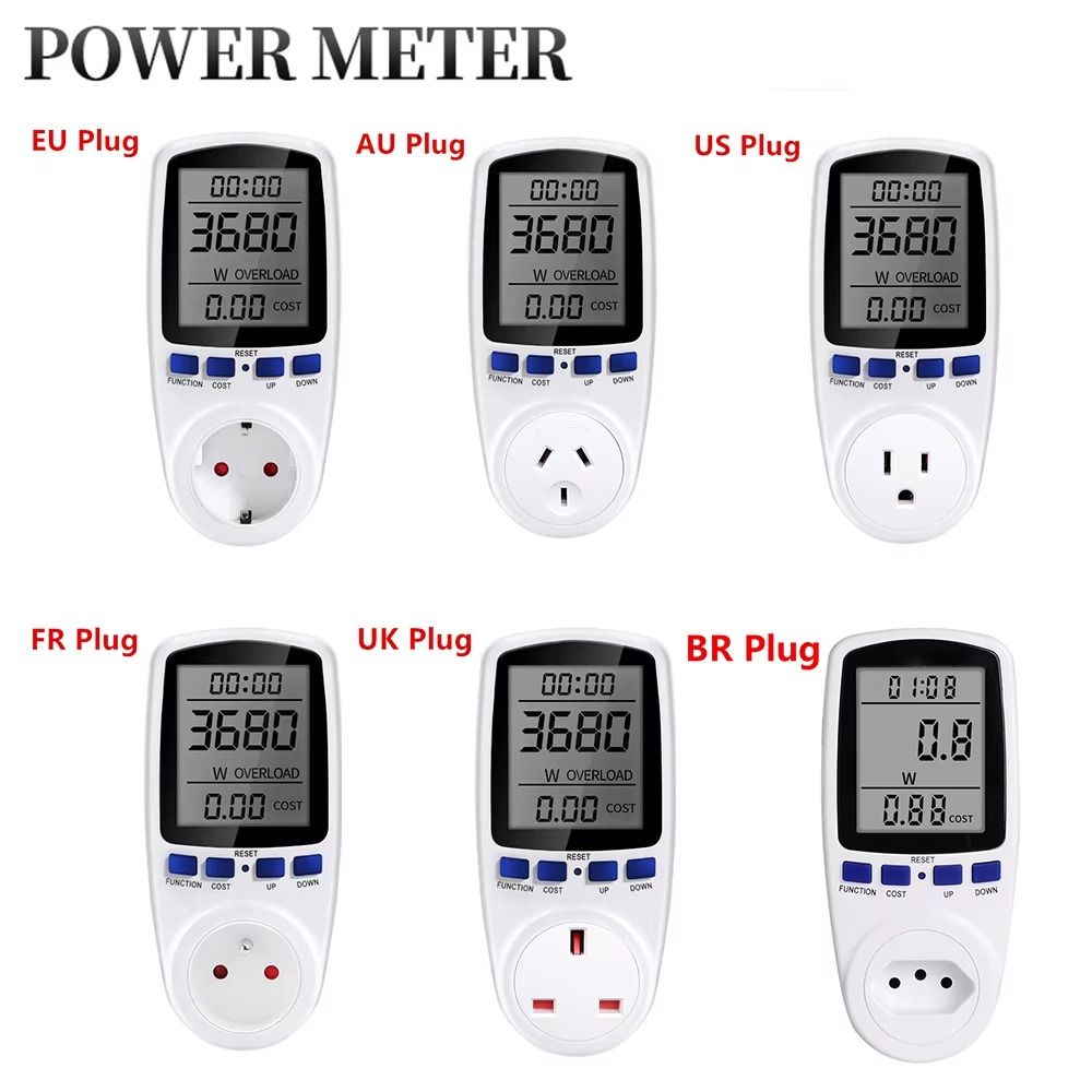 220V 110V 디지털 LCD 전력계 EU/AU/UK - Woodworking Uk 리뷰 및 가격