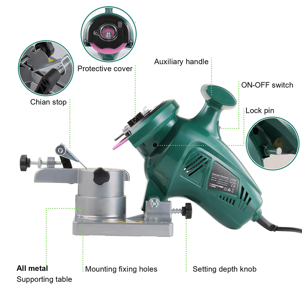 POSENPRO 250W 체인톱 샤프너 4인치 전동 샤 - Woodworking Electric Saw 리뷰 및 가격