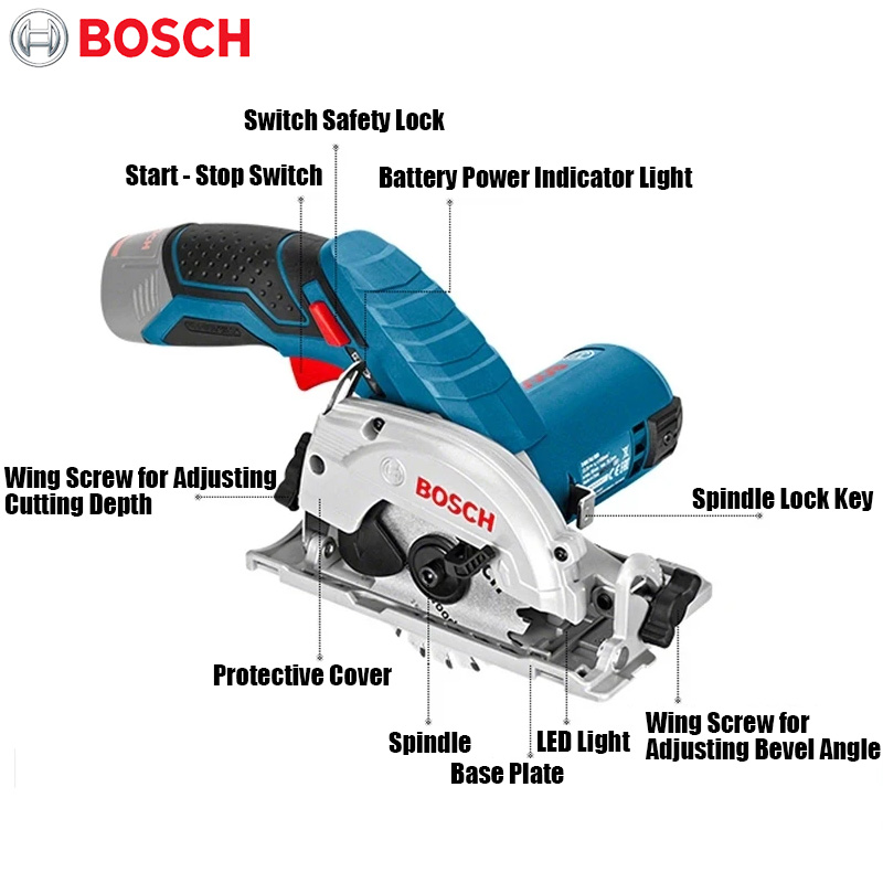 BOSCH GKS 12V-LI 전기 원형 톱 전문 다기 - Woodworking Electric Saw 리뷰 및 가격