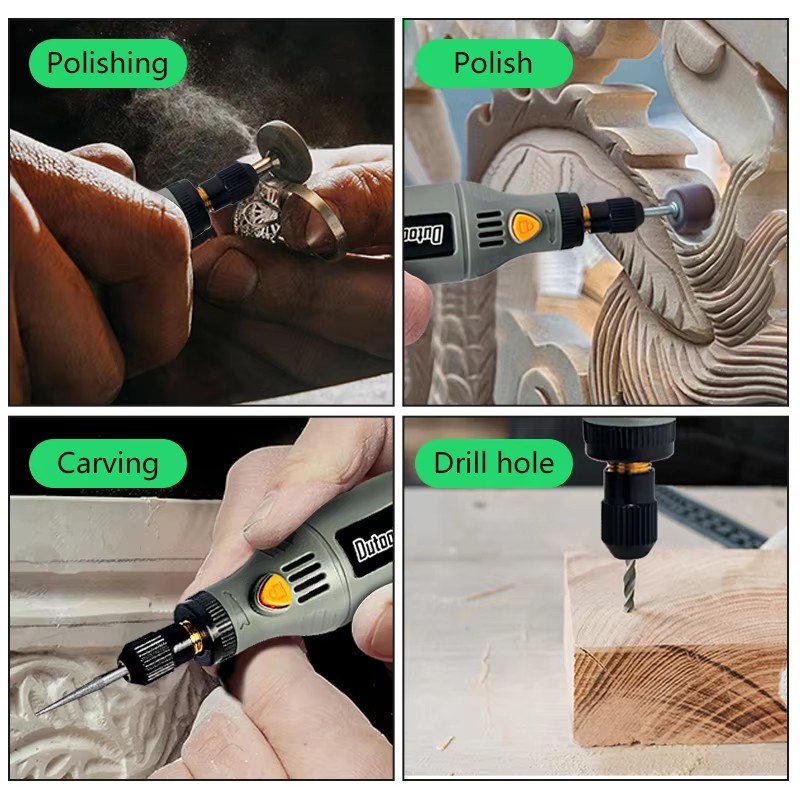 10W USB 미니 무선 드릴 세트 무선 로타리 도구  - Woodworking Tool Stores 리뷰 및 가격