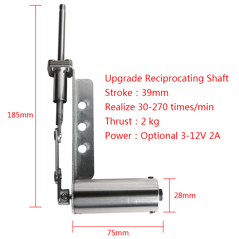 리니어 액추에이터 모터 스트로크 39mm 미니 텔레스코 - Woodworking Tool Stores 리뷰 및 가격