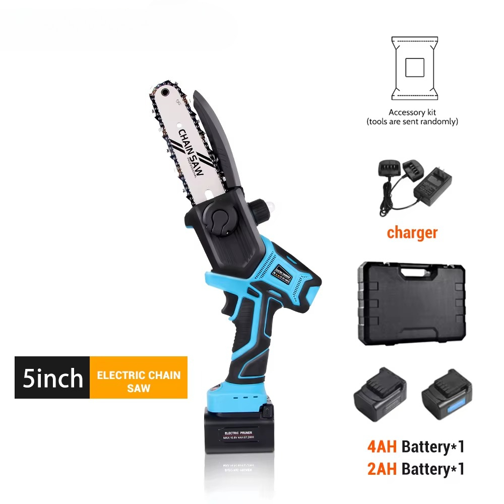 5인치 브러시리스 전기톱 무선 체인톱 리튬이온 배터리  - Woodworking Electric Saw 리뷰 및 가격