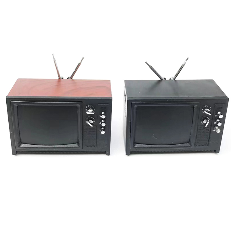 1/12 인형 집 미니 텔레비전, 어린이 가상 놀이 장 - Woodworking Tv 리뷰 및 가격