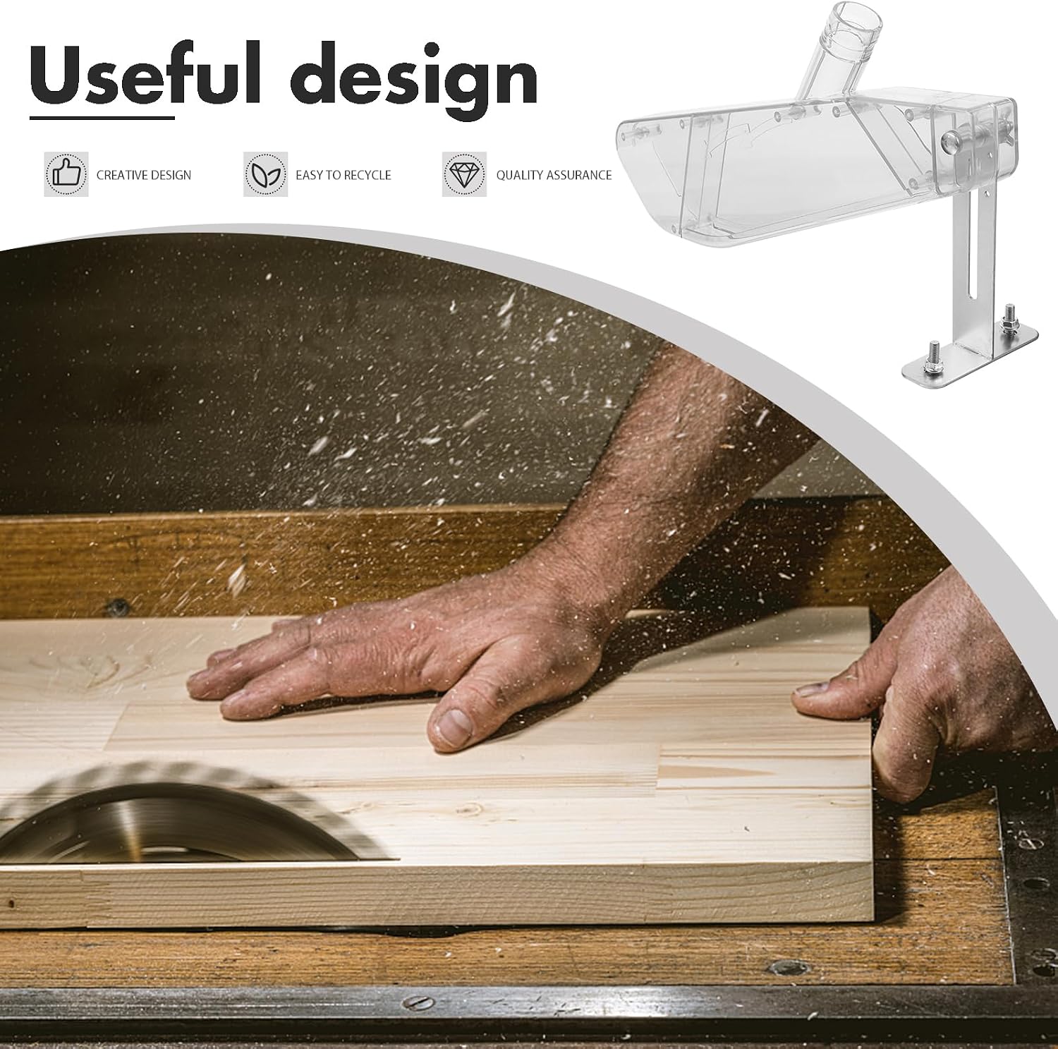 목공 테이블 톱 보호 커버 전기 원형 톱용 투명 먼지  - Woodworking Electric Saw 리뷰 및 가격